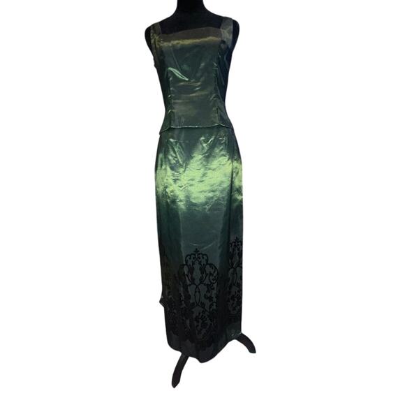 Scott Jessica McClintock Millenium 2000 Prom Dress Y2K Vintage Evening Gown - 4P - Picture 1 of 5